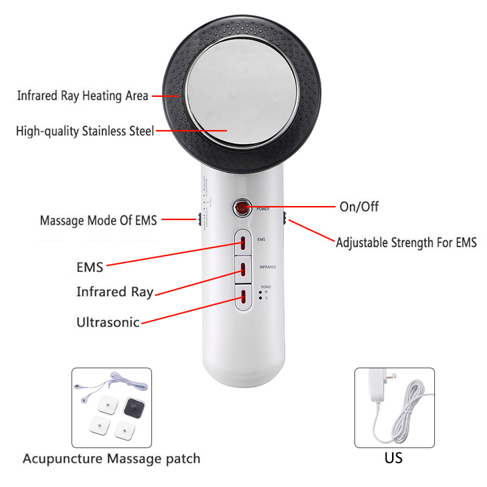 Ultrasound Face and Body Slimming Massager